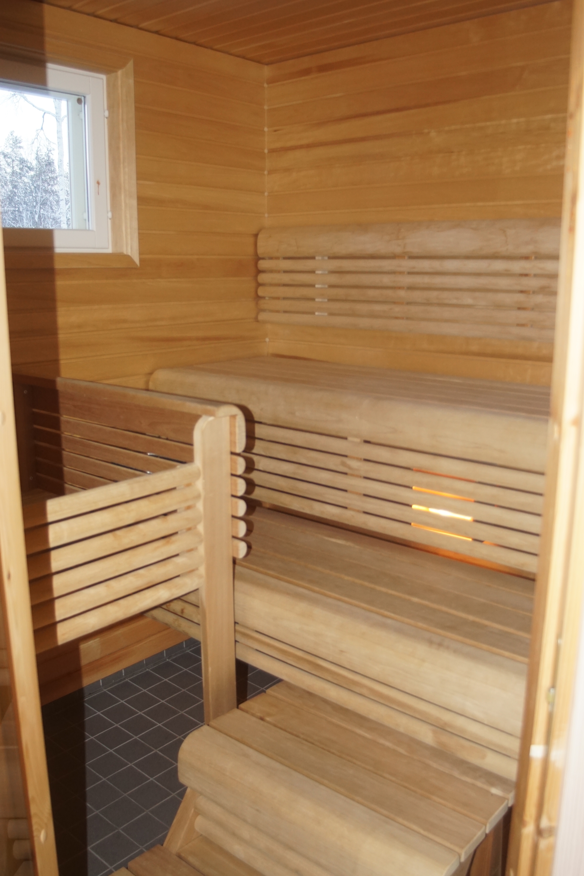 Sauna in the villa